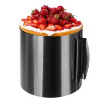 Taartvorm - RVS - zilver - H15 cm - diameter verstelbaar - bakvorm - cakevorm Taartvorm - RVS - zilver - H15 cm - diameter verstelbaar - bakvorm - cakevorm