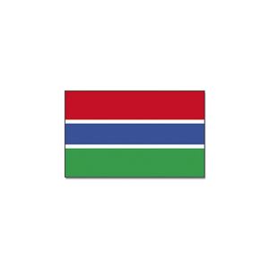 Gevelvlag/vlaggenmast vlag Gambia 90 x 150 cm   -