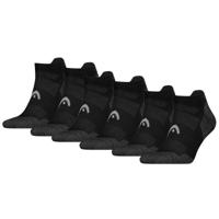 HEAD Wandelsokken All Climates Hiking Sneaker 6-pack Zwart-35/38