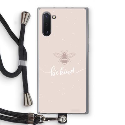 Be(e) kind: Samsung Galaxy Note 10 Transparant Hoesje met koord