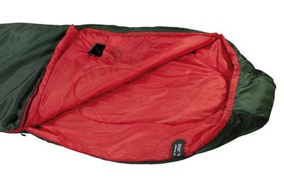 High Peak Lite Pak 1200 Mummie slaapzak Polyester Groen, Rood
