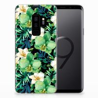 Samsung Galaxy S9 Plus TPU Case Orchidee Groen