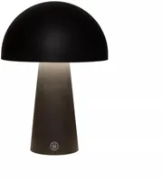 Anna&apos;s Collection draadloze ronde lamp 15 x 21cm, zwart
