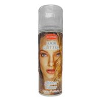 Haarspray of haarverf - kleur zilver - verkleed accessoires - 125 ml - volwassenen en kinderen