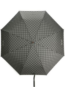 Moschino parapluie bicolore à motif monogrammé - Gris