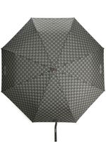 Moschino parapluie bicolore à motif monogrammé - Gris - thumbnail