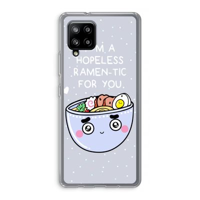 I'm A Hopeless Ramen-Tic For You: Samsung Galaxy A42 5G Transparant Hoesje