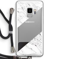 Biggest stripe: Samsung Galaxy S9 Transparant Hoesje met koord