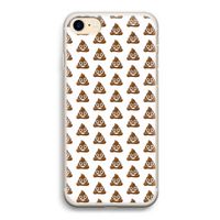 Poop emoji: iPhone 7 Transparant Hoesje