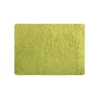 MSV Badkamerkleedje/badmat tapijt - voor de vloer - appelgroen - 50 x 70 cm - langharig - Badmatjes