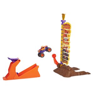 Monster Jam - El Toro Loco Big Air Challenge-speelset - 50 cm hoog - met unieke -truck - schaal van 1:64