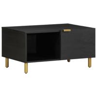 Salontafel 80x50x40 cm bewerkt hout zwart