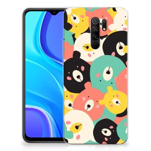 Xiaomi Redmi 9 Telefoonhoesje met Naam Bears