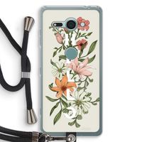 Hello bloemen: Sony Xperia XZ2 Compact Transparant Hoesje met koord
