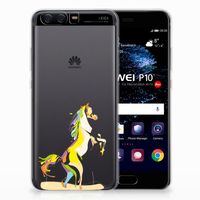 Huawei P10 Telefoonhoesje met Naam Horse Color - thumbnail