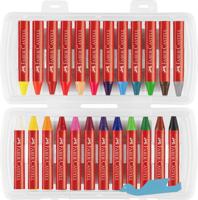 Faber Castell Waskrijt Jumbo in opbergbox - 24 stuks