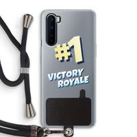 Victory Royale: OnePlus Nord Transparant Hoesje met koord