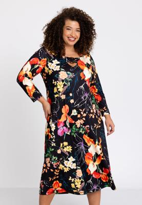 Yoek Jurk CAMPO | Zwart | Maat 58/60