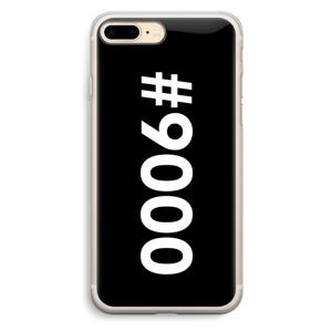 #9000: iPhone 7 Plus Transparant Hoesje