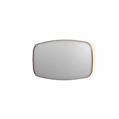 Spiegel INK SP30 140x4x80 cm incl. Indirect LED-Verlichting Rondom en Spiegelverwarming Geborsteld Koper