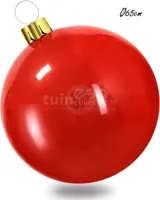 Opblaasbare Kerstbal Ø65cm Rood