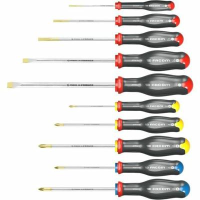 Schroevendraaierset Facom FCMATWJ10PB (10 Stuks)