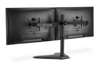 Digitus DA-90401 Monitor-tafelbeugel 2-voudig 38,1 cm (15) - 81,3 cm (32) Zwart, Zwart (mat) Draaibaar, In hoogte verstelbaar, Kantelbaar, Kantelbaar en - thumbnail