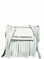 Karl Lagerfeld mini sac K/Fringe Hobo - Vert - thumbnail