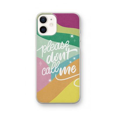 Don't call: iPhone 12 Transparant Hoesje