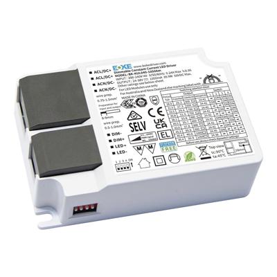 HOFTRONIC™ Dimbare LED Paneel transformator - 40W - Boke driver - DC connector - LED trafo - IP20 voor binnen