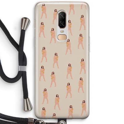 You're so golden: OnePlus 6 Transparant Hoesje met koord
