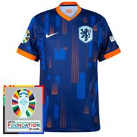 Nederlands Elftal Shirt Uit 2024-2025 + Euro 2024 Badges - thumbnail