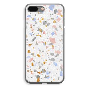 Terrazzo N°8: iPhone 8 Plus Transparant Hoesje