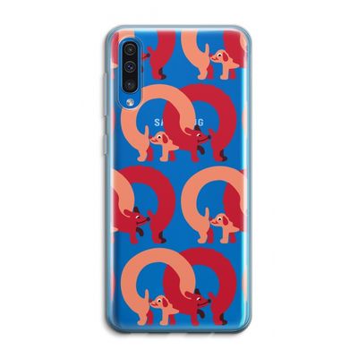 Dogs: Samsung Galaxy A50 Transparant Hoesje