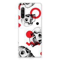 Silicone Back Case Sony Xperia 10 IV Skull Red