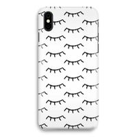 Wimpers: iPhone X Volledig Geprint Hoesje Wimpers: iPhone X Volledig Geprint Hoesje