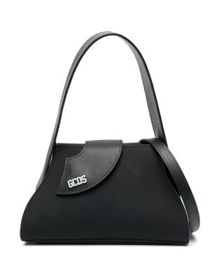 GCDS petit sac cabas Comma à plaque logo - Noir