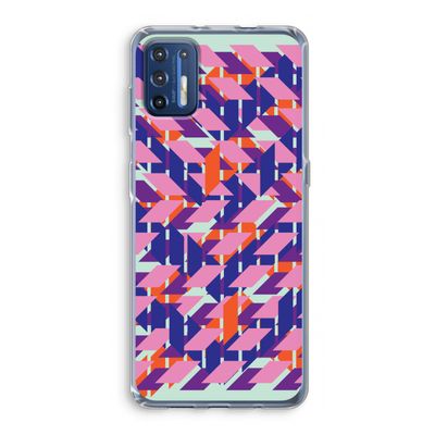 Skew Blush 3: Motorola Moto G9 Plus Transparant Hoesje