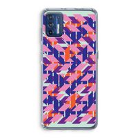 Skew Blush 3: Motorola Moto G9 Plus Transparant Hoesje