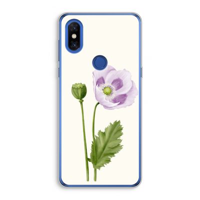 Purple poppy: Xiaomi Mi Mix 3 Transparant Hoesje