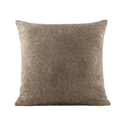 2e Halve Prijs Leen Bakker - Woonkussen Vayen - 60x60 Cm - Polyester - Taupe