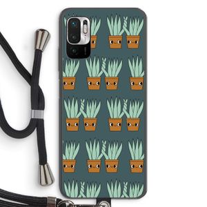 Sansevieria: Xiaomi Redmi Note 10 5G Transparant Hoesje met koord