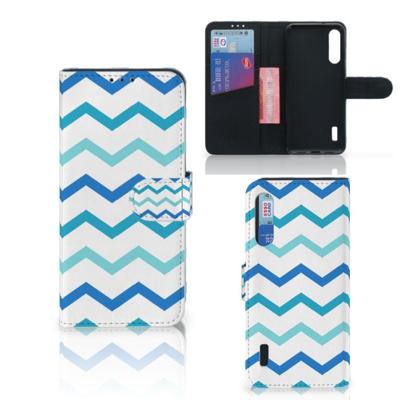 Xiaomi Mi A3 | Telefoon Hoesje | Zigzag Blauw
