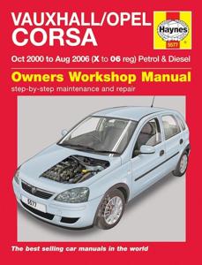 Haynes Werkplaatshandboek Vauxhall/Opel Corsa benzine & Diesel(Oct 2000-2006) 5577