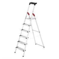 Hailo 8040-615 L80 ComfortLine Aluminium Huishoudtrap 6 Tredes Hailo 8040-615 L80 ComfortLine Aluminium Huishoudtrap 6 Tredes