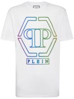 Philipp Plein t-shirt à logo hexagon - Blanc - thumbnail