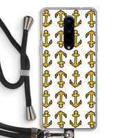 Musketon Anchor: OnePlus 8 Transparant Hoesje met koord