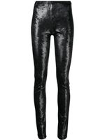 Junya Watanabe legging à fini brillant - Noir - thumbnail