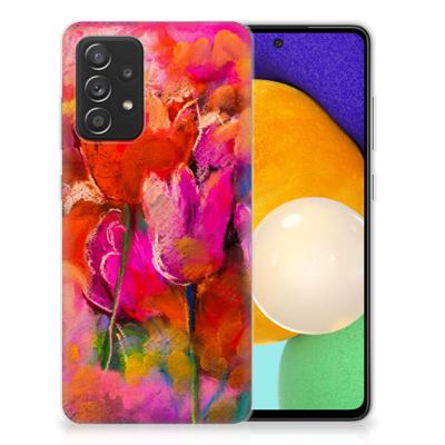 Smartphone hoesje Samsung Galaxy A52 (5G/4G) Tulips