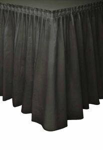 Tafelrok zwart 73x426cm